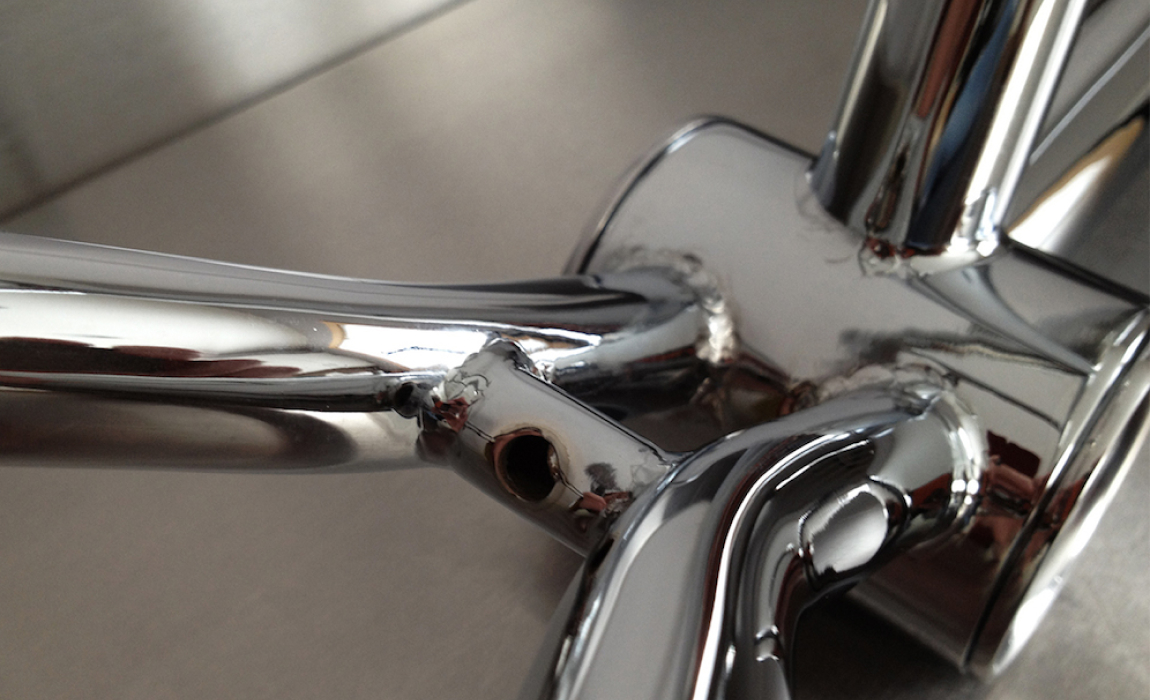 Реставрация рамы велосипела после